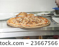 Traditional way baked Italian pizza 23667566