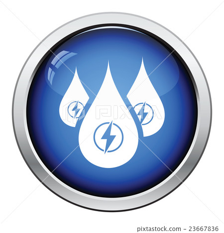 Hydro energy drops icon Hydro energy drops icon 23667836