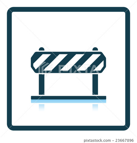 Icon of construction fence 23667896
