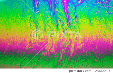 Close up of soap film 23668303