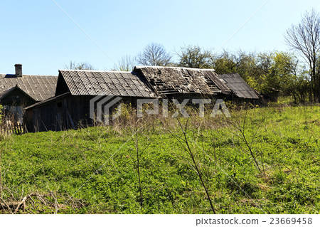 abandoned house , Belarus. abandoned house , Belarus. 23669458
