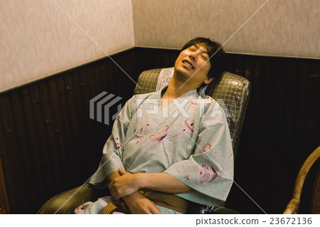 spa, massage chair, person 23672136