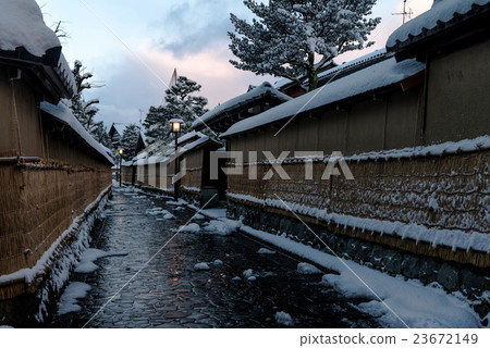 Nagamachi武士房子斯諾伊風景 Nagamachi武士房子斯諾伊風景 23672149