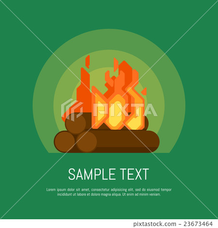 Isolated bonfire vector icon - Stock Illustration [23673464] - PIXTA