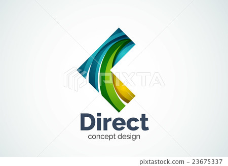 Abstract business company arrow logo template 23675337