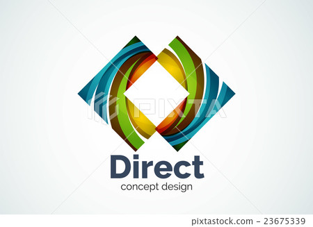 Abstract business company arrow logo template 23675339