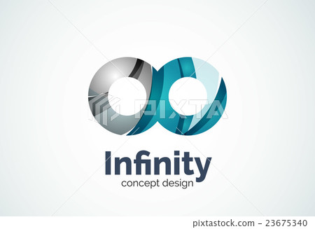 Abstract business company infinity logo template Abstract business company infinity logo template 23675340