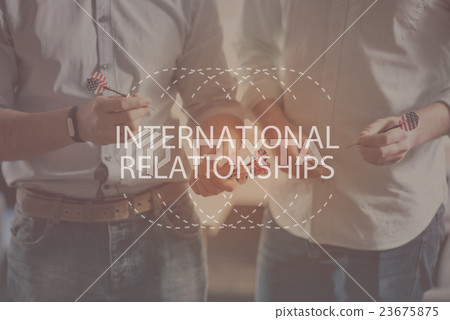 International relationships concept International relationships concept 23675875