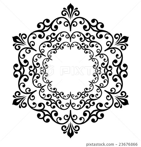 Oriental Abstract Vector Pattern 23676866