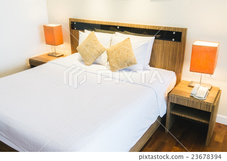 Pillow on bed Pillow on bed 23678394