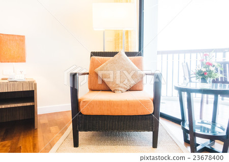Pillow on sofa Pillow on sofa 23678400