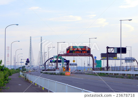 Tokyo Outer Ring Route: Near Toda West Interchange Tokyo Outer Ring Route: Near Toda West Interchange 23678718