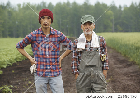 Farm family and child portrait 23680456