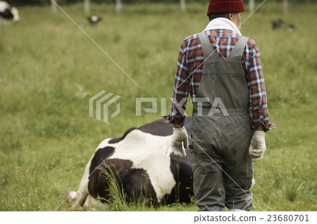 Farmhouse portrait 23680701