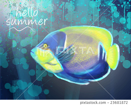 Hello summer. Symbol of summer. 23681872