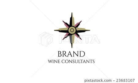 Wine consultants vector logo template. Winery 23683107
