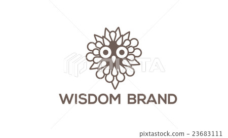 Owl wisdom vector logo template. Owl wisdom vector logo template. 23683111