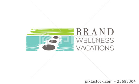 Wellness vector logo template Wellness vector logo template 23683304