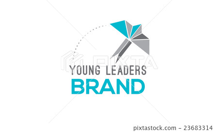Young leaders vector logo template. 23683314