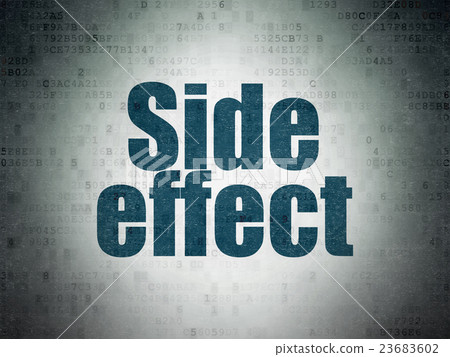 Health concept: Side Effect on Digital Data Paper 23683602