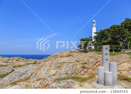 Stock Photo: hinomisaki lighthouse, light house, lighthouse