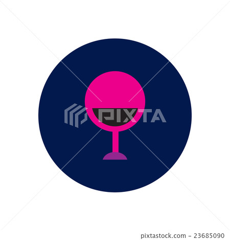 Vector icon on the white backgrounds in circles Vector icon on the white backgrounds in circles 23685090