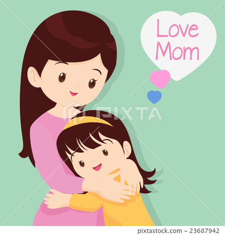 Son Hugging His Mother Son Hugging His Mother 23687942