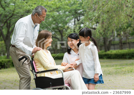 Senior couple caregiver image Senior couple caregiver image 23687999
