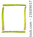 Aspara Frame made with summer vegetables 23689037