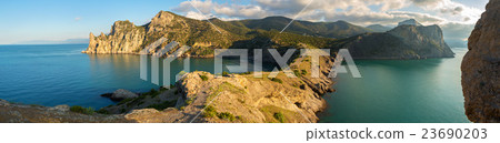 Panorama of mount Karaul-Oba. Mountains in Crimea Panorama of mount Karaul-Oba. Mountains in Crimea 23690203