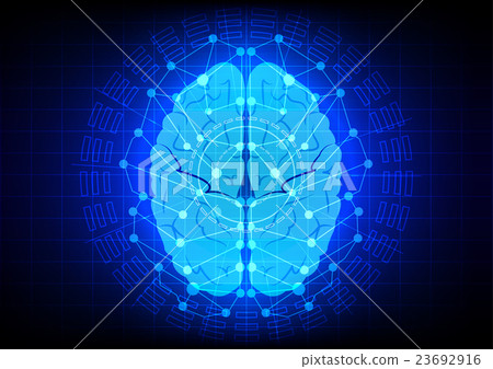 Abstract  brain technology design  background 23692916