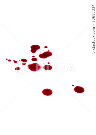 blood drops isolated on white background 23693334