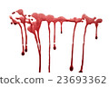 blood drops isolated on white background 23693362