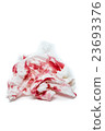 blood on tissue paper 23693376