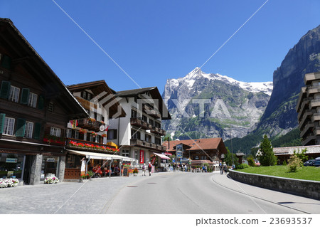 The streets of Grindelwalt Switzerland 23693537