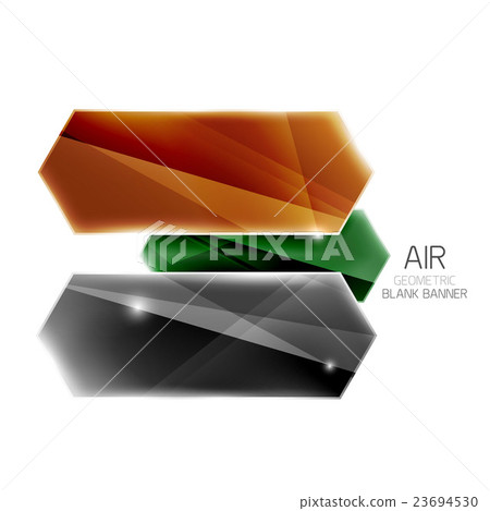 Blank colorful glossy arrow stripes for text Blank colorful glossy arrow stripes for text 23694530