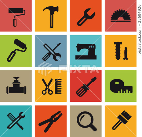 Computer icons tools - Stock Illustration [23694926] - PIXTA