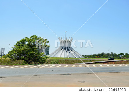 Brazilian Brasilia Metropolitan Cathedral Brazilian Brasilia Metropolitan Cathedral 23695023