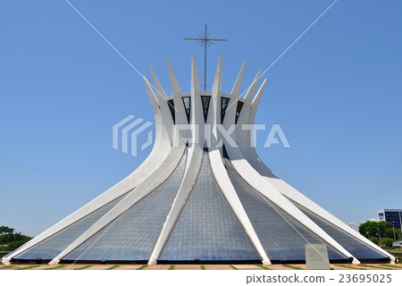 Brazilian Brasilia Metropolitan Cathedral Brazilian Brasilia Metropolitan Cathedral 23695025