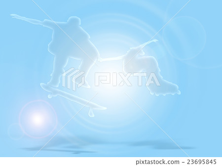 Silhouette to jump light to the back 23695845