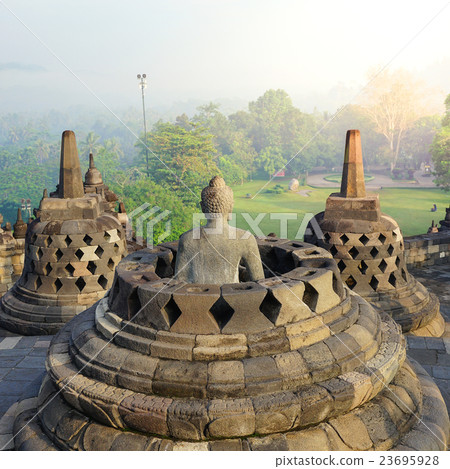 Borobudur, Buddist Temple in Yogyakarta, Indonesia Borobudur, Buddist Temple in Yogyakarta, Indonesia 23695928