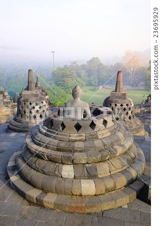 Borobudur, Buddist Temple in Yogyakarta, Indonesia 23695929