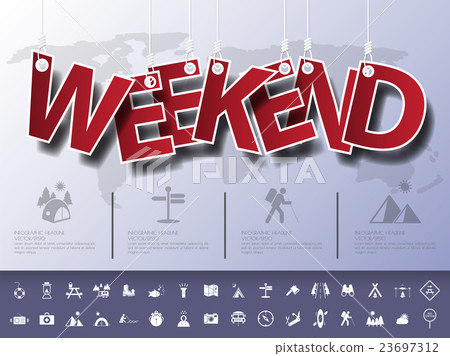 Design abstract infographic front on the rope. Design abstract infographic front on the rope. 23697312