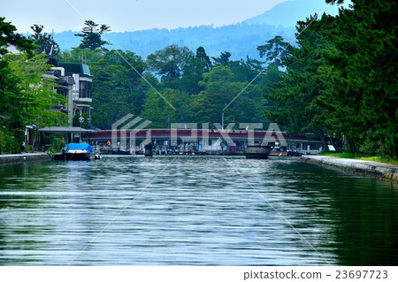 Amanohashidate's rotating bridge 23697723