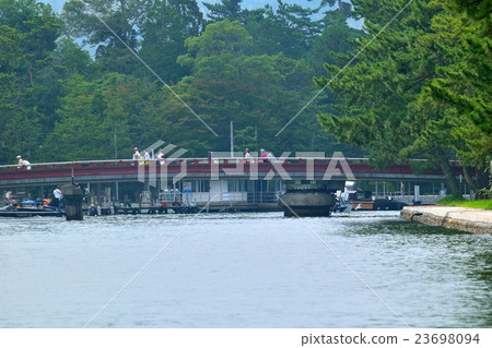 Amanohashidate's rotating bridge 23698094
