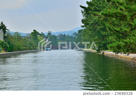 Amanohashidate's rotating bridge 23698326