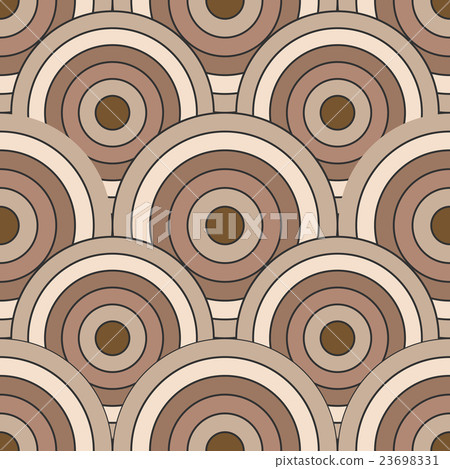 vector circular seamless pattern - Stock Illustration [23698331] - PIXTA