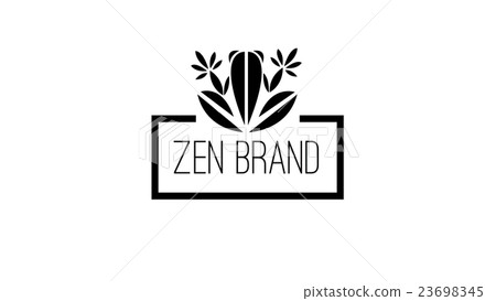 Zen vector logo design 23698345