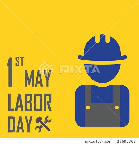 May 1st Labor (labour) day illustration  23699308