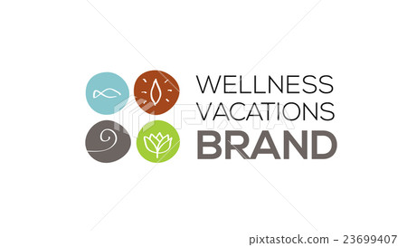 Spa and wellness vector logo design template Spa and wellness vector logo design template 23699407